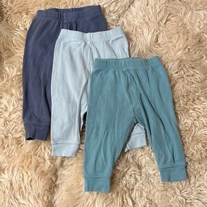 Cotton Cloud Island Baby Pants in Teal
